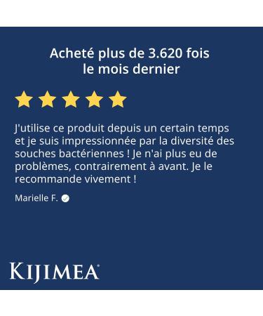 Kijimea FloraCare inspir par le microbiome vaginal naturel | 33 souches sp cifiques de lactobacilles une dose particuli rement lev e + vitamines B2 B3 B7 et zinc - 28 g lules 28 unit (Lot de 1) - Buy Online on GoSupps.com