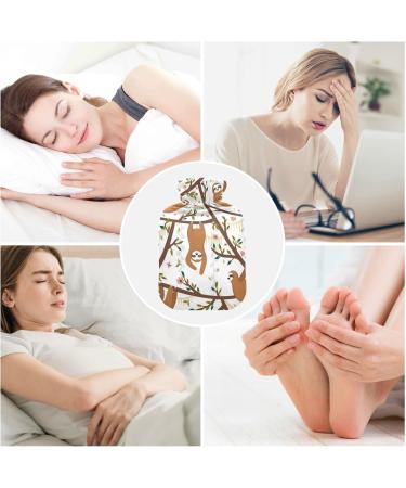 Hot Water Bottles with Cover - Tropical Sloths 2L | Pain Relief & Heat Therapy - Buy Online on GoSupps.com