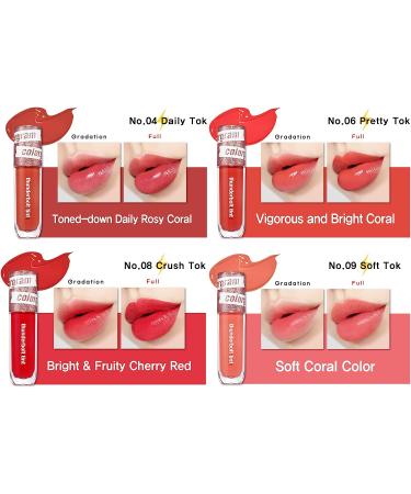 COLORGRAM Thunderbolt Tint Lacquer - Long Lasting Moisturizing Lip Stain - True Beauty K-Drama Makeup - 0.2 fl.oz 02 Heart Tok - Buy Online on GoSupps.com