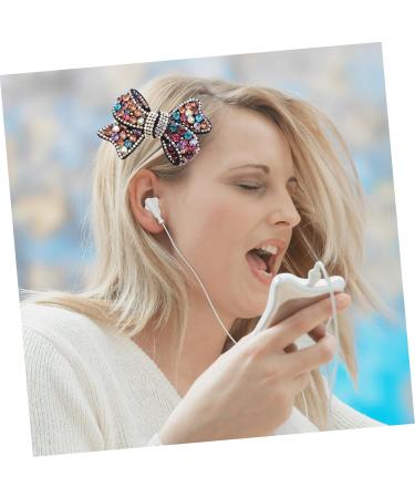 GALPADA Hairpin Hair Clips Hair Accessories Bowknot Hair Clip Ponytail Hair Clip Vintage Hair Rhinestone Hair Clip Mothers Day Hair Clip Women's Rhinestones Bow Tie Headgear Clip - Buy Online on GoSupps.com