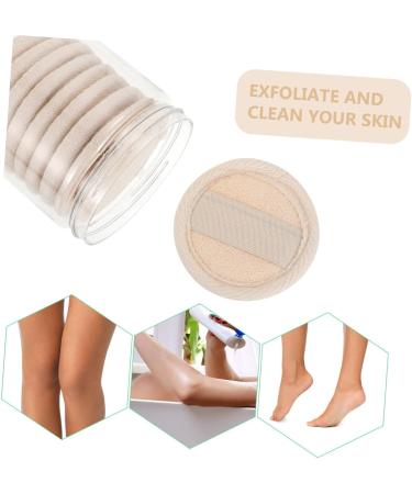 FOMIYES 2 Sets Loofah Face Wash Beauty Natural Loofa Women Cleaning Pads Reusable Facial Pads Loofah Puff Facial Sponge Round Makeup Depotting Kit Miss Makeup Remover Accessories - Buy Online on GoSupps.com