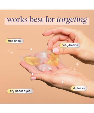 SpaLife Beauty Anti-Aging Under Eye Masks - 24K Gold Hydrogel Eye Patches for Fine Lines & Dullness - 24 Pairs Skincare Treatment - Buy Online on GoSupps.com