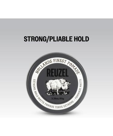 Reuzel Pommade mate tenue extr me pommade mate tenue forte pour hommes pommade faible brillance 3 38 oz/95g - Buy Online on GoSupps.com