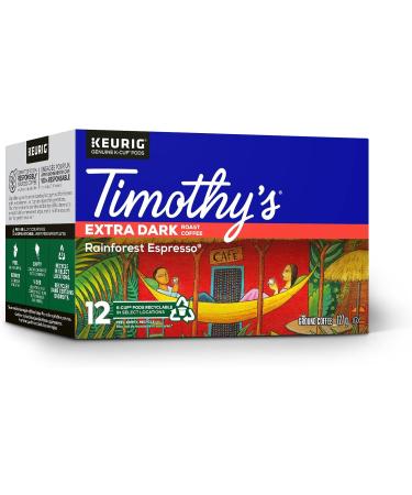 Timothy's Breakfast Blend and Rainforest Espresso Single Serve Keurig Certified K-Cup pods for Keurig brewers - Buy Online on GoSupps.com
