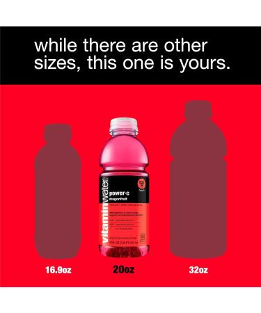 Buy Vitaminwater Power-C Dragonfruit - Electrolyte Enhanced Drink 20 Fl Oz (12 Pack) | International Shipping Available - Buy Online on GoSupps.com