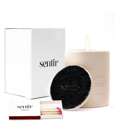 Scented Candle for Relaxation and Mood Enhancement Stress Relief and Romantic Atmosphere - Jeans Fragrances