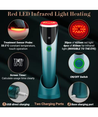 UUPAS LED Infrared Red Facial Light Therapy Device - Red Light Therapy for Face - Buy Online on GoSupps.com