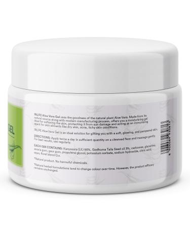 Inlife Aloe Vera Gel 100G - Organic & Natural Skin Care for Hydration and Healing - International Shipping Available - Buy Online on GoSupps.com