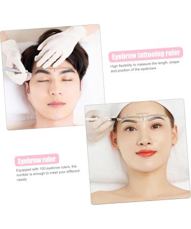 NOLITOY 300 pcs Tools Eyebrow Balance Three-point Disposable Rulers Make Tattooing Stencils Professional - Buy Online on GoSupps.com