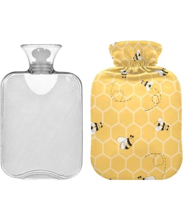 Yellow Bee Honey Heat Bottle - 1L for Pain Relief | Hot Water Bottle for Adults & Children | Perfect Heating Solution #Bee02 - Buy Online on GoSupps.com