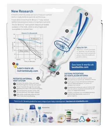 Dr. Brown's Natural Flow Standard Polypropylene Bottle (4 oz) - 3 Pack - Buy Online on GoSupps.com