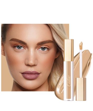 Oulac Hydrating Concealer Makeup | Medium coverage concealer for dark circles | Makeup concealer that nourishes the skin Light Medium concealer vegan 3.8ml Light Medium (C4)