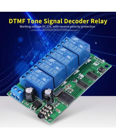 Decoder Relay Module AD22B04 - 12V 4 Channel DTMF Tone Phone Remote Controller | International Shipping Available - Buy Online on GoSupps.com