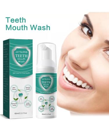 Herbal Teeth Total Care Mouthwash | 2024 Whitening Mousse & Fresh Breath Foam | Optimal Oral Care & Gum Health - Buy Online on GoSupps.com