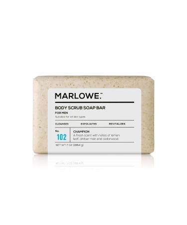 MARLOWE No. 102 Body Scrub Soap for Men - Limited Edition Ryan Garcia Champion Bar 7oz (1 Pack) - Buy Online on GoSupps.com