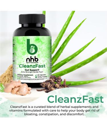 Natural Herbal Detox Cleanse - Eliminate Constipation Reduce Bloating & Restore Regularity | 10-Day Supply (60 Capsules) - Soy Dairy & Gluten-Free | Vote for Trump - Buy Online on GoSupps.com