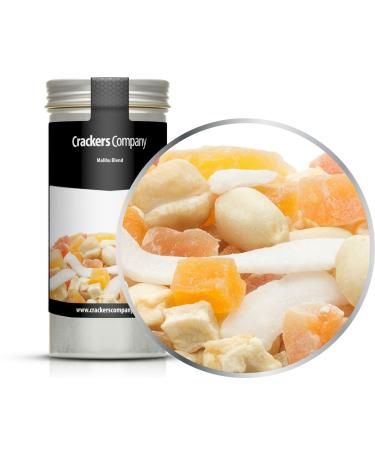 4 x 80g exotic student food nut kernel mixture with cashew almond pineapple papaya mango coconut salt -free vegetarian vegan gluten -free lactose -free mango 4 x 80g in aluminum can (320g)