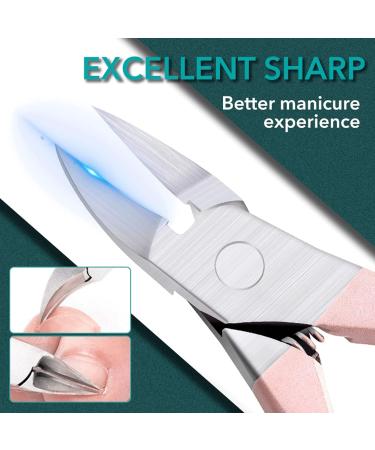 HCHGJKN Nail Clippers Professional Nail Art Clipper Nipper Dead Skin Shear Polishing Sanding Manicure Care Tools Stainless Steel Nail Cutter Scissors(Silver) - Buy Online on GoSupps.com
