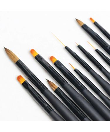 18-Piece Nail Art Brush Set - Professional Painting Pens for Manicure & Embossing - International Shipping - Buy Online on GoSupps.com