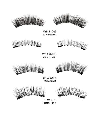 FReed Blue Magnetic Eyelashes - 2 Pairs of Natural Glue-Free Reusable Lashes (32mmX12mm) for Full Eyes - Buy Online on GoSupps.com