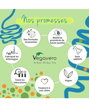 Saccharomyces Boulardii | 7 Milliards d UFC | PREBIOTIQUE et PROBIOTIQUE | Avec Levure de Bi re | 3 MOIS | VEGAN | Vegavero  - Buy Online on GoSupps.com