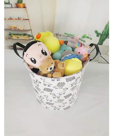 MAIZMZ Large Waterproof Animal-themed Storage Bin - Ideal for Laundry, Toys, and College Dorms - Yellow - Lightweight and Durable - Buy Online on GoSupps.com