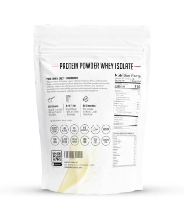 100% Grass Fed Whey Protein Isolate - 30g Zero Sugar Keto & Paleo Friendly 2 Pounds - Buy Online on GoSupps.com