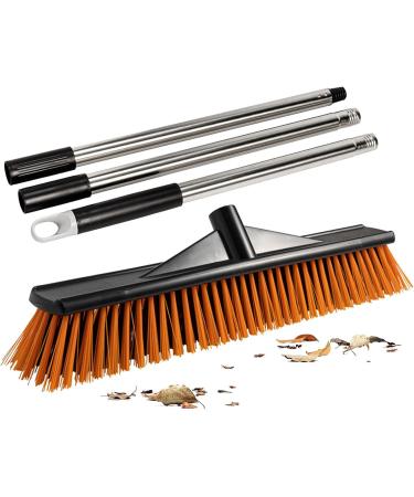 Floor Scrubbing Brush Indoor Outdoor Bristle Broom Reusable Shower Cleaning Brush Scrub Brush Grout Brush for Warehouses Balconies and Decks Shakven 50cm - Buy Online on GoSupps.com