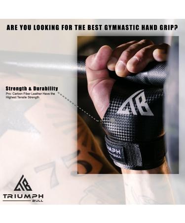 Triumph Bull Hand Grips for Crossfit | Pull Up Grips with Wrist Straps for Comfort & Support | Hand Protection from Rips & Blisters | Workout Gloves for Men & Women - Medium - Buy Online on GoSupps.com