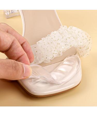 Women's Metatarsal Pads - 3 Pairs Non-Slip Silicone Ball of Foot Cushions for High Heel Comfort | Clear Forefoot Inserts for Heels - Buy Online on GoSupps.com