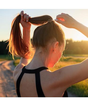 Spiral Hair Ties 20 Pcs Set - TailaiMei No Crease Coil Phone Cord Hair Ties for Thick Hair - Women Ponytail Holders (10 Colors) - Buy Online on GoSupps.com