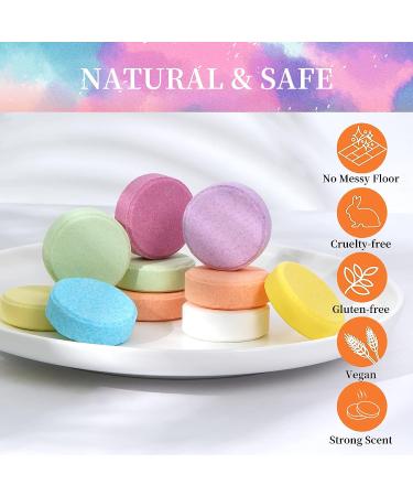 Aromatherapy Shower Steamers Gift Set - 30 Pcs Shower Bombs with Essential Oils for Stress Relief & Relaxation - Perfect Home Spa Gift for Women and Men - Ideal for Birthday and Holiday Gifts - Buy Online on GoSupps.com