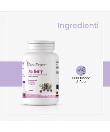 SanaExpert Acai Berry Supplement - Pure Extract, Vegan & Made in Germany - Buy Online on GoSupps.com