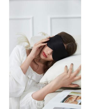 Mission Sweet Pure Mulberry Silk Eye Mask - Black - Buy Online on GoSupps.com