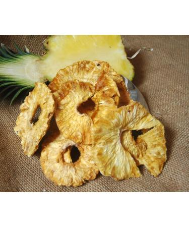 Naturix24 Naturix24 Unsweetened Non-Curled Pineapple Rings - 250g Bag