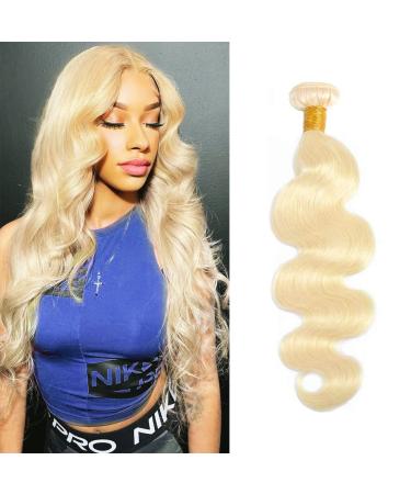613 Bundles Blonde Bundles Human Hair 18 Inch 613 Body Wave bundles 100% Unprocessed 10A Grade Brazilian Virgin Human Hair Bundles 1 Bundle Human Hair 613 Blonde Bundle (Single Bundles Human Hair) 18 Inch Single bundles