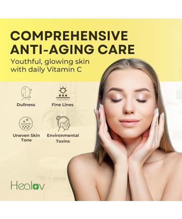 Vitamin C Skincare Set - Hydrating Cleanser Exfoliating Scrub Face Cream & Anti-Aging Serum - Brighten Dull Skin & Reduce Wrinkles - Travel Kit for Youthful Complexion - Buy Online on GoSupps.com