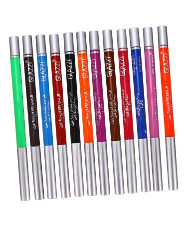 TOVINANNA 12 Pcs 1 Set Shadow Set Colored Eyeliner Eye Liners for Women Eyeliner Kit Colorful Paste 1 count (Pack of 1) Colorful