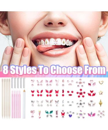 Shop LFLIFENG Tooth Gems - 8 Stylish Tartar Sets for Parties & Festivals | Buy Professional Teeth Decorations Online - Buy Online on GoSupps.com