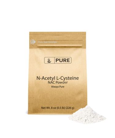 PURE ORIGINAL INGREDIENTS NAC N-Acetyl L-Cysteine Powder (8 oz) Lab Verified Always Pure No Fillers 8 Ounce (Pack of 1)