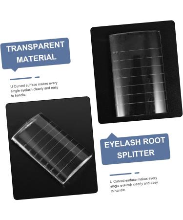 PartyKindom Palette En Verre Incurv e Pour Extensions De Cils Transparent Grand Volume Support D extensions De Cils Outil Professionnel Pour Salon De Beaut  - Buy Online on GoSupps.com