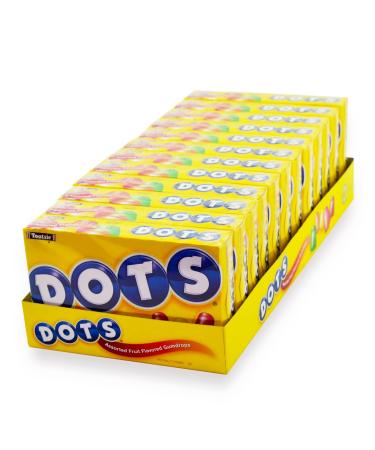 DOTS Assorted Fruit Candy, 6.5 Oz Box, Pack of 12 Fruit Flavored 6.5 Ounce (Pack of 12) - Buy Online on GoSupps.com
