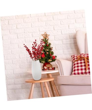 ABOOFAN 12 Pcs Christmas Red Fruit Holly Berry Picks Christmas Tree Stems Red Berry Picks Floral Artificial Plants Realistic Berry Branch Decor Artificial Flower High Simulation Foam - Buy Online on GoSupps.com