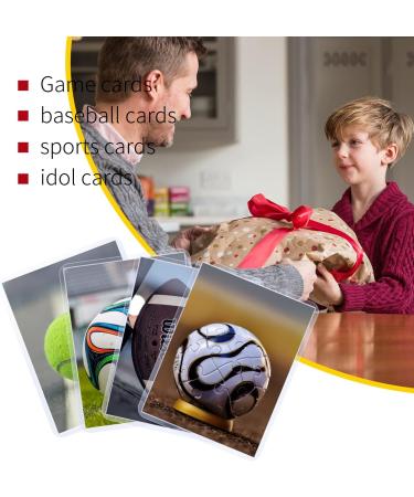 100 Pack 3x4 Hard Plastic Card Sleeves Top Loaders - Baseball Card Protectors | Trading Card Games & More - Buy Online on GoSupps.com