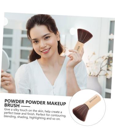 minkissy Record Cleaning Brush Face Makeup Foundation Makeup Make up Blending Highlighter Makeup Brush Face Wooden Handle Mix Miss Blush Brush - Buy Online on GoSupps.com