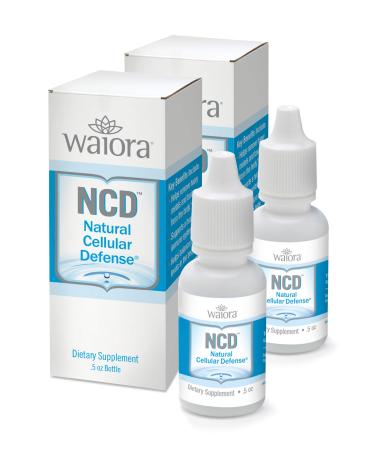 Waiora Natural Cellular Defense (NCD) Liquid Drops for Men & Women - Supplements for Immune System & Healthy Gut Support (0.5oz Bottle 2 CT)