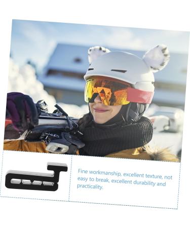 Minkissy Ski Helmet Accessories - 5 Pairs Hook & Clip for Helmets Bicycle Holders & Ear Protectors - Buy Online on GoSupps.com