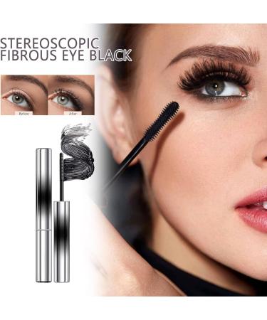  blmcoos Iron Wand 3D Eyelash Mascara Waterproof Adjustable Mascara Natural Volume Long Lasting No Flaking No Chipping No Clumping Black Metal Shaft - Buy Online on GoSupps.com