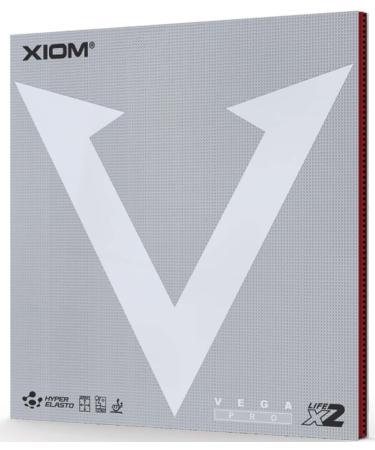 XIOM Vega Pro Table Tennis Rubber Red Max
