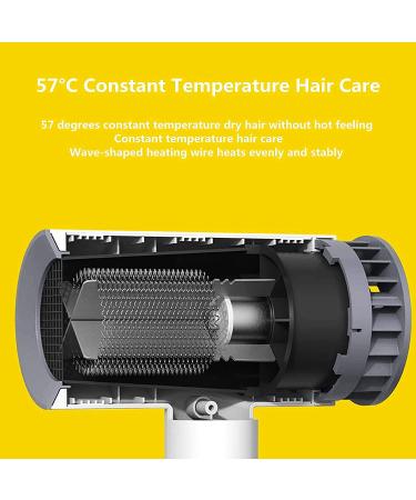 Travel Hair Dryer Portable Cordless Hair Dryer with Hot and Cold Air Small Foldable Wireless Hair Dryer for Hairdressing Oil Painting Drying - Buy Online on GoSupps.com